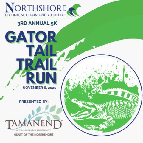 Gator Tail 5k Trail Run Logo
