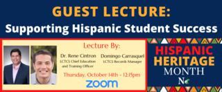 Guest Lecture: Supporting Hispanic Student Success