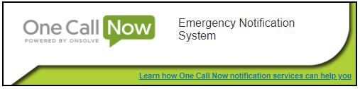OneCall Now (Powered by Onsolve) - Emergency Alert System