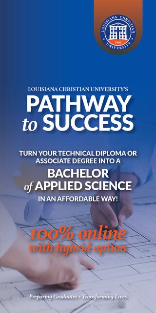 Pathway to success Bachelor of Applied Science
